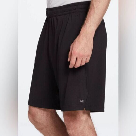 NWT DSG Men’s Black Heather Performance 9” Athletic Workout Short - Size Small - Picture 1 of 9